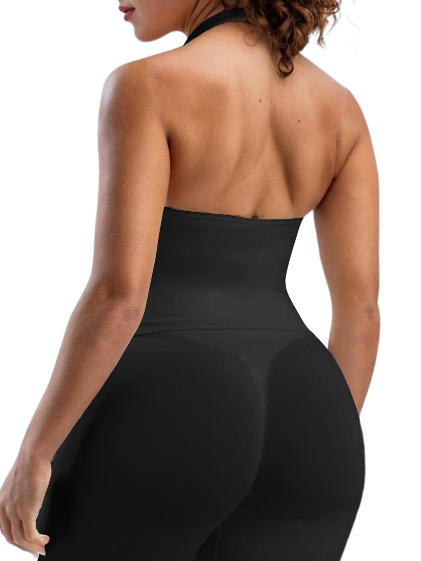 Women's Solid Halter Neck Sports Tank Top, Sporty Sleeveless Sports Top for Yoga Gym Workout, Ladies Sportswear for All Seasons, Activewear, Gym Tops