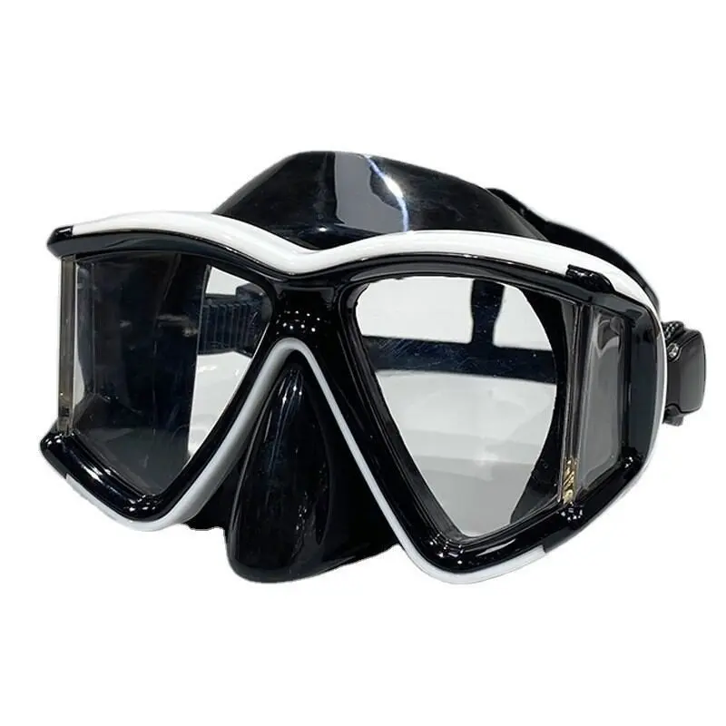 New Dive Mask Snorkel Set, Adult Silicone Snorkeling Gear, Three-Layer Lens Swim Goggles, Comfortable Breathing Tube Kit