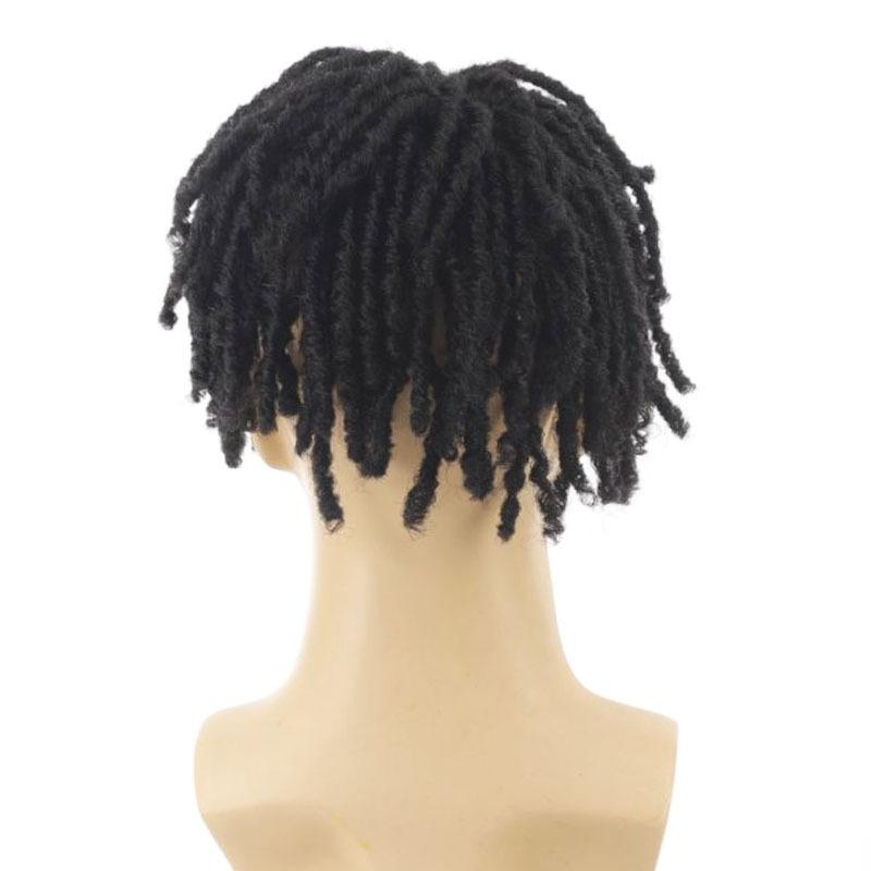 Fashion Wig 100g Dreadlock Clip In Hair Extensions for Men Women Hip Hop Top Head Synthetic Dreads