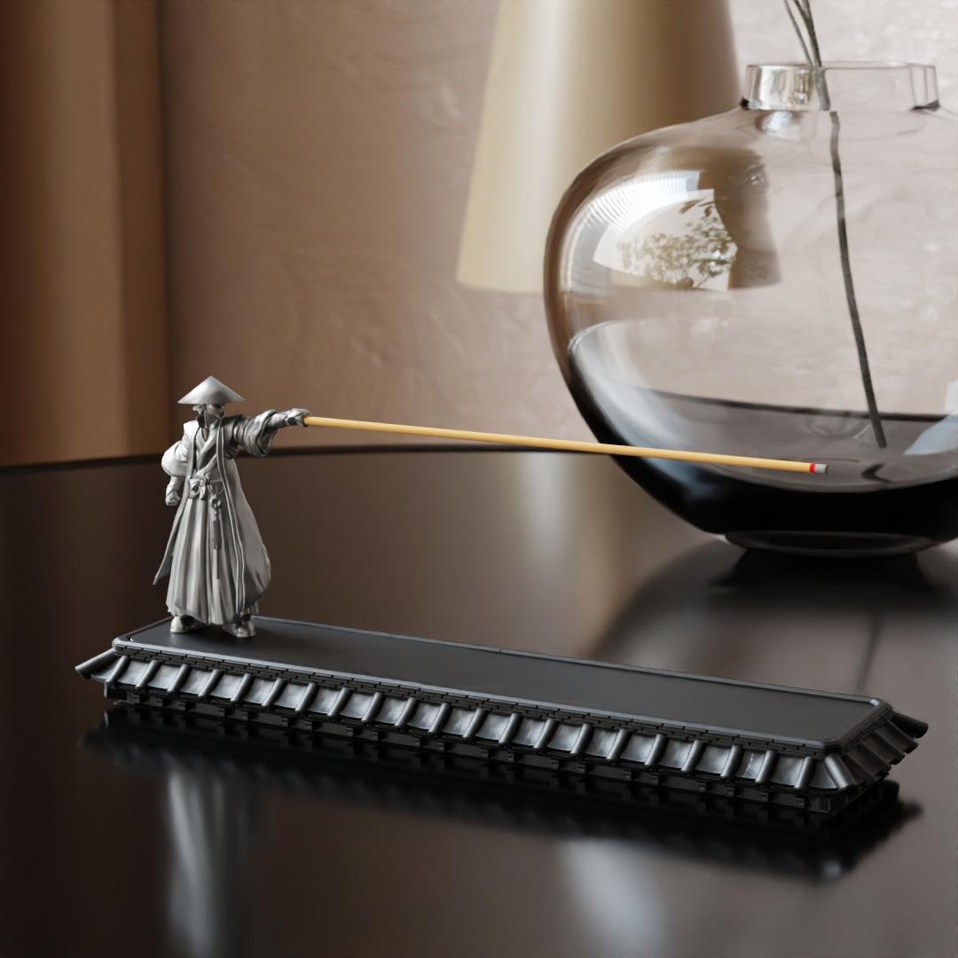 Samurai/Knight Style Incense Holder, Creative Resin Incense Stand, Meditation Yoga Tea Ceremony Home Decor Ornament Samurai/Knight Style Incense Holder, Creative Resin Incense Stand, Meditation Yoga Tea Ceremony Home Decor Ornament