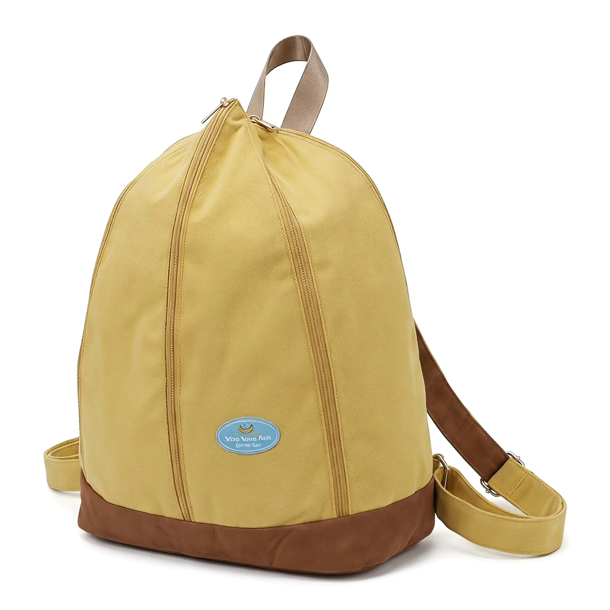 Banana Backpack For Women Commute 15 Inch Laptop Bag Breathable Polyester Large Capacity 20 35L Quirky Peelable Design Urban Minimalist Daily Essential