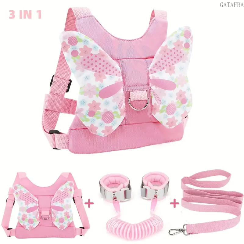 3-in-1 Anti-Lost Safety Leash with Harness, Tether and Wrist Strap, Multi-Connection Safety Strap for Outdoor Trips,back to school,back to school haul
