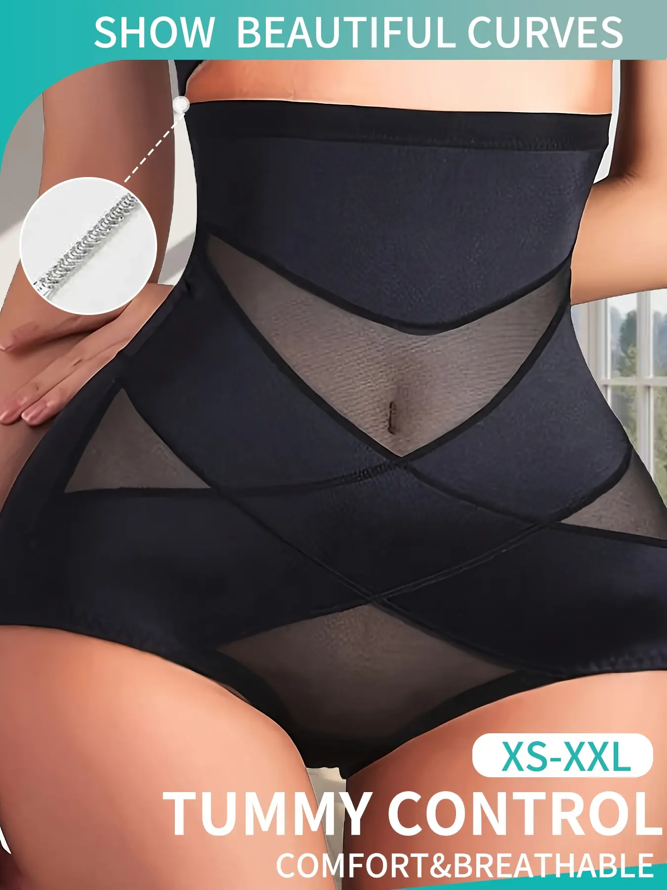 Women's High-Waist Shaping Panties - Postpartum Waist-Slimming and Hip-Lifting Pants, Compression Body Shapewear, with Butt-Lifting, Tummy-Tucking, and Full-Body Lifting Features, Suitable for Pregnancy and Everyday Wear - Elegant Solid Color Style