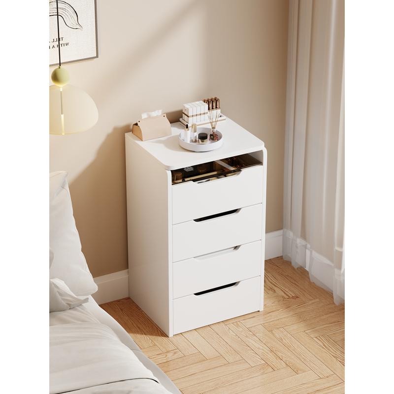 3 in 1 Vanity Desk with Plip Top Mirror, Small Make Up Vanity Set with Visible Glass Desktop, Compact Makeup Vanity with 3 Drawers, Cushioned Tool, Dressing Table for Bedroom