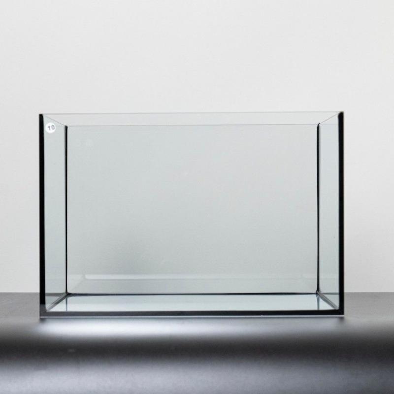 Glass Fish Tank Goldfish Tank Living Room Office Desk Black Coated Right Angle Tempered Ecological Aquascape Low Maintenance Small Hamster Aquarium