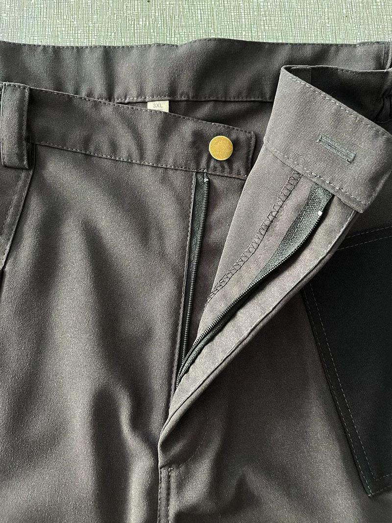 Men's Work Suit with Multiple Pockets Wear-Resistant for Car Maintenance & Work Safety Overalls Menswear Clothes Uniforms Workwear