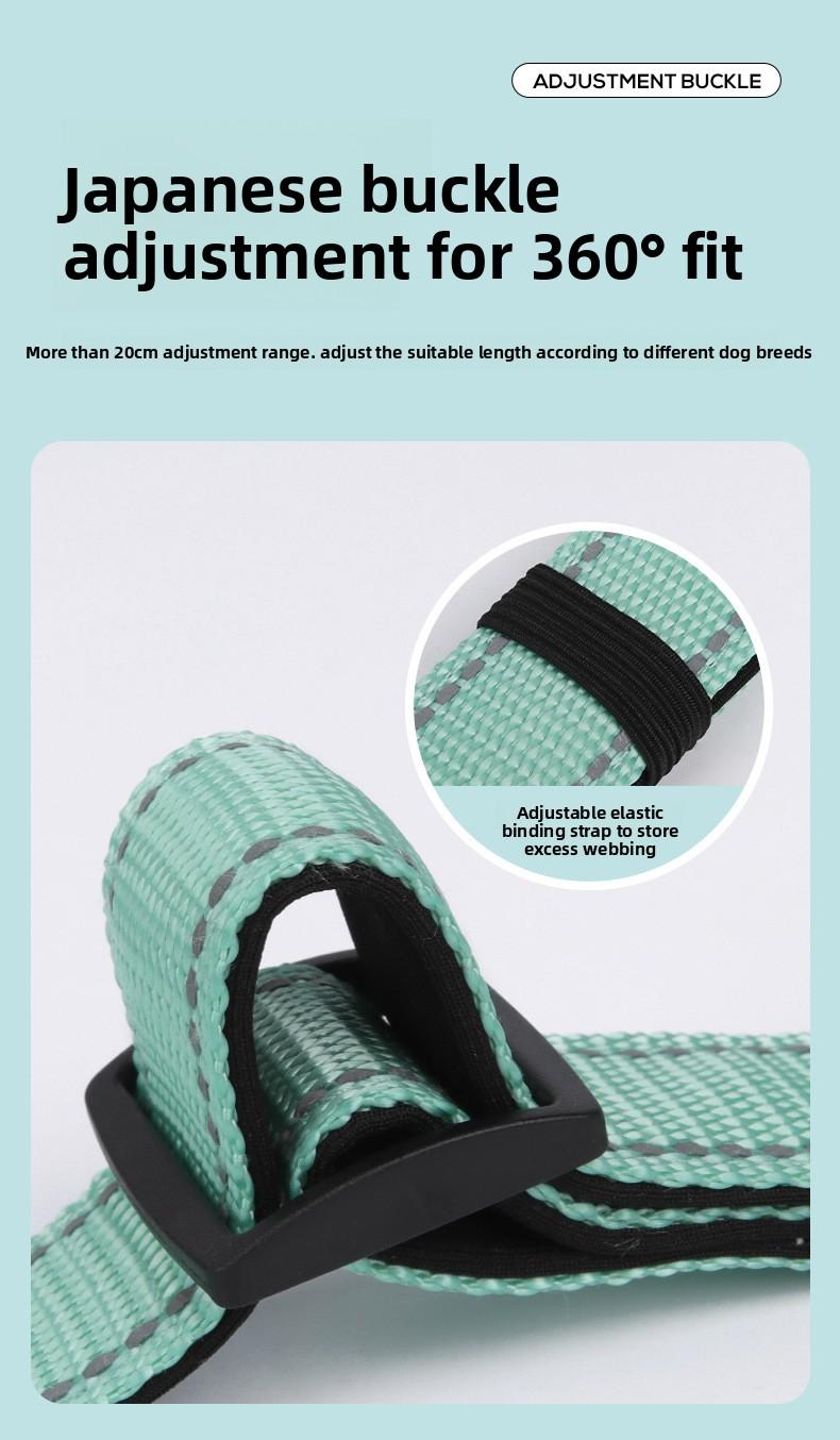 GPS Tracker Compatible Dog Collar, Waterproof Anti-Lost Pet Collar with Reflective Strips, Custom Laser Engraved, Durable for Small Medium Dogs, Safety Walking Pet Collar Protective Cover, Escape Proof Lightweight Adjustable Dog Neck Strap