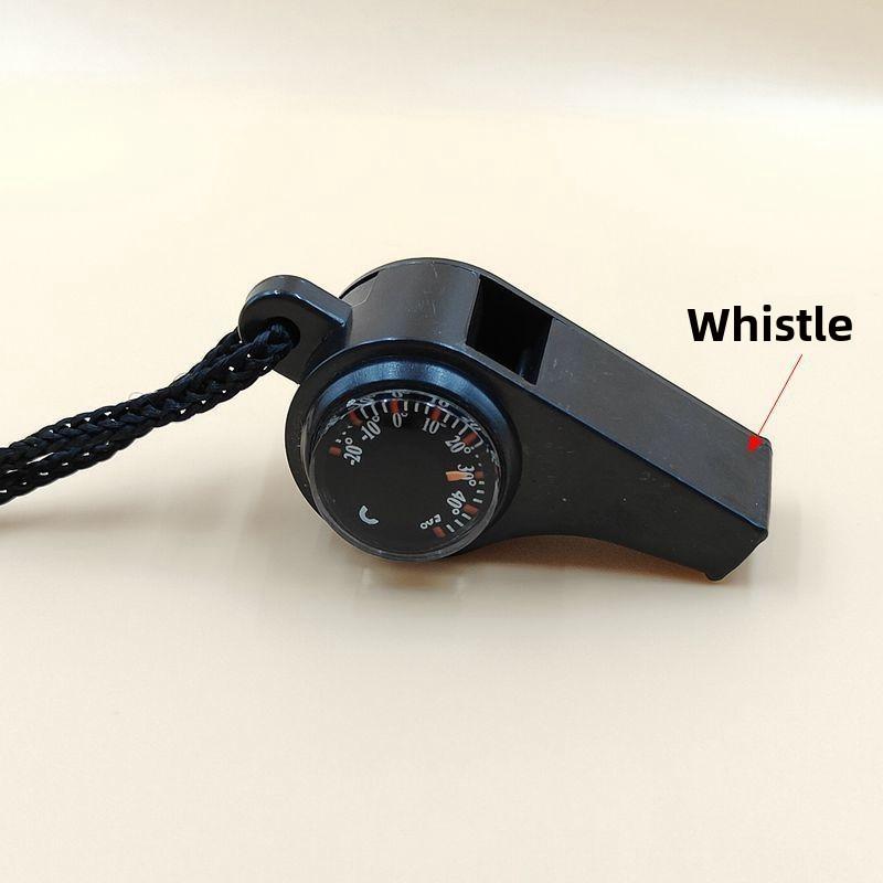 Outdoor Whistle Plastic Multi-Function 3-in-1 Whistle Survival Whistle Compass Thermometer Whistle Referee Whistle Outdoor Whistle Plastic Multi-Function 3-in-1 Whistle Survival Whistle Compass Thermometer Whistle Referee Whistle