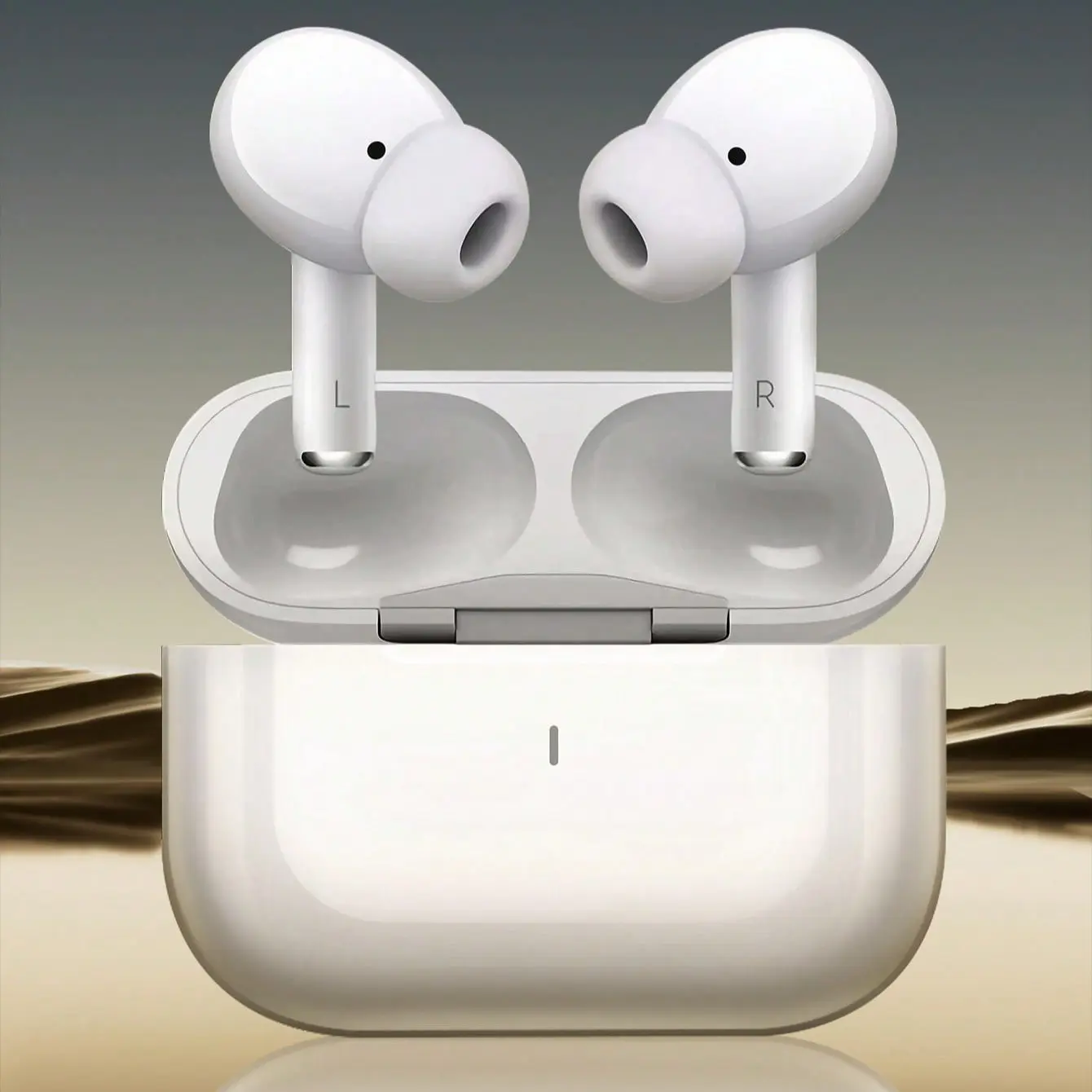 Wireless Earbuds True Wireless Earphones Bluetooth-compatible 5.3 Compatible, Hi-Fi Sound Quality, Waterproof, Touch Control, Ideal for Sports, Commuting, Online Meetings