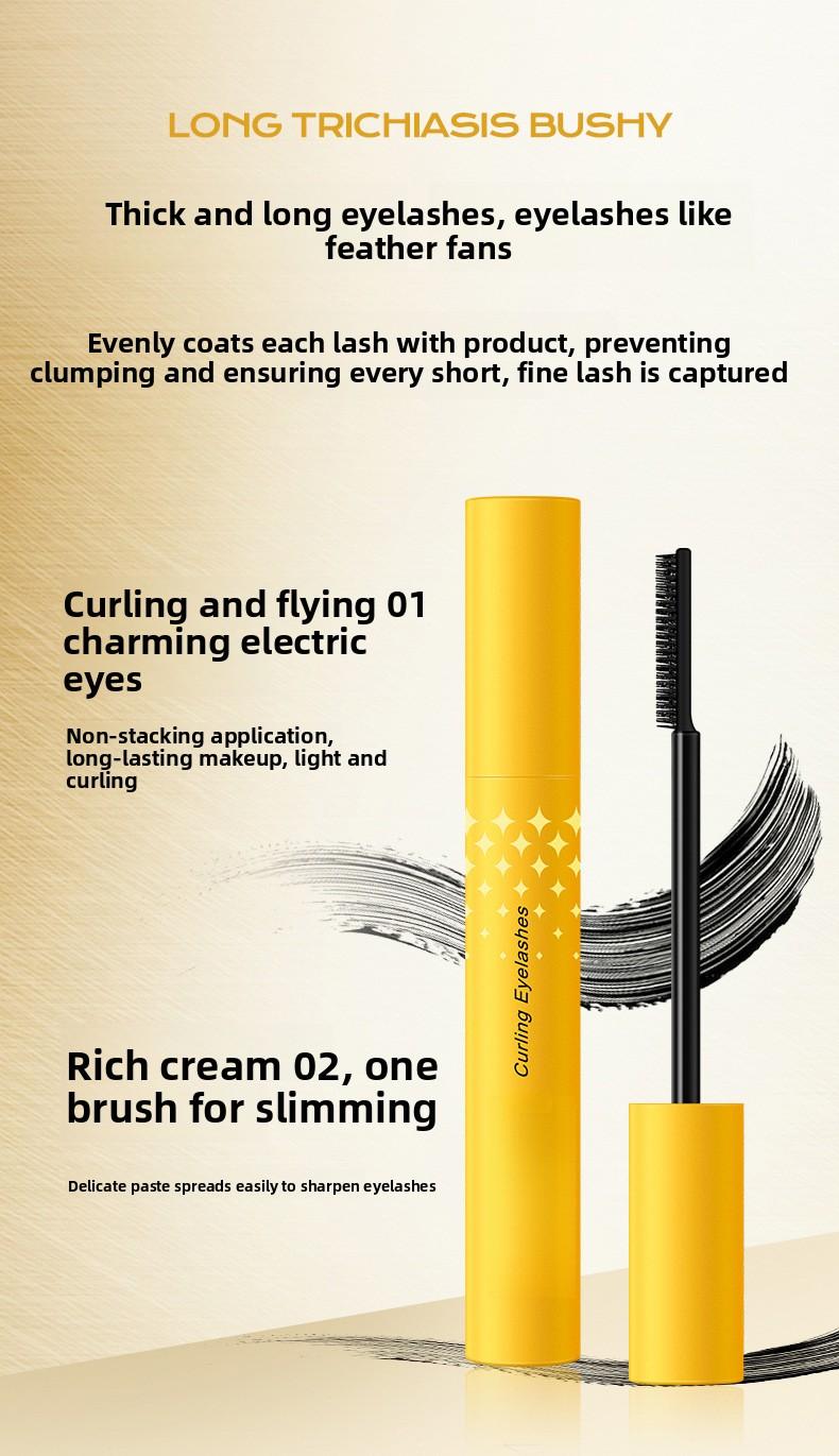 Long-lasting, curling mascara, waterproof, lengthening, natural, three-dimensional, sunflower eyelash primer