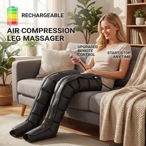 Wireless Professional Leg Massager, Personal Care Device, Full Body Massage System with Dynamic Compression, Beauty Salon Spa Equipment