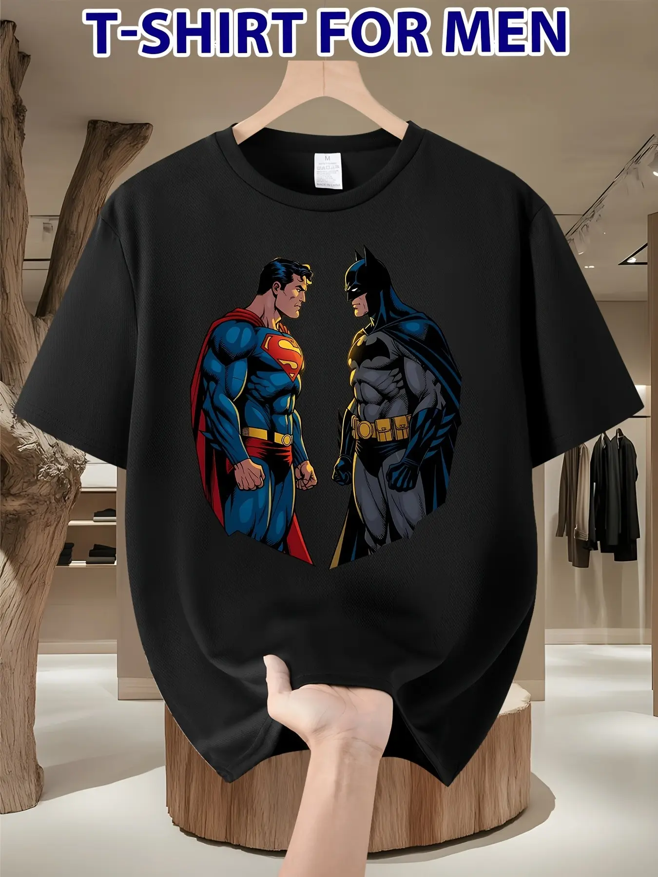 Warner Bros. Wb Superman Series Men's Short Sleeve T-Shirt, Comfortable Casual Style, Perfect Gift for Birthday, Father's Day, Holidays