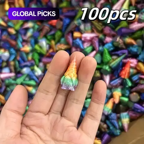100 Pieces 3D Printed Mini Gnome Statues, Garden Gnomes, Garden and Home Decorative Ornaments, Desktop Statues, Collectible Yard Artwork, for Outdoor/Indoor, Christmas Stocking Stuffers, Birthday Gifts, Room Decoration #GLOBAL PICKS