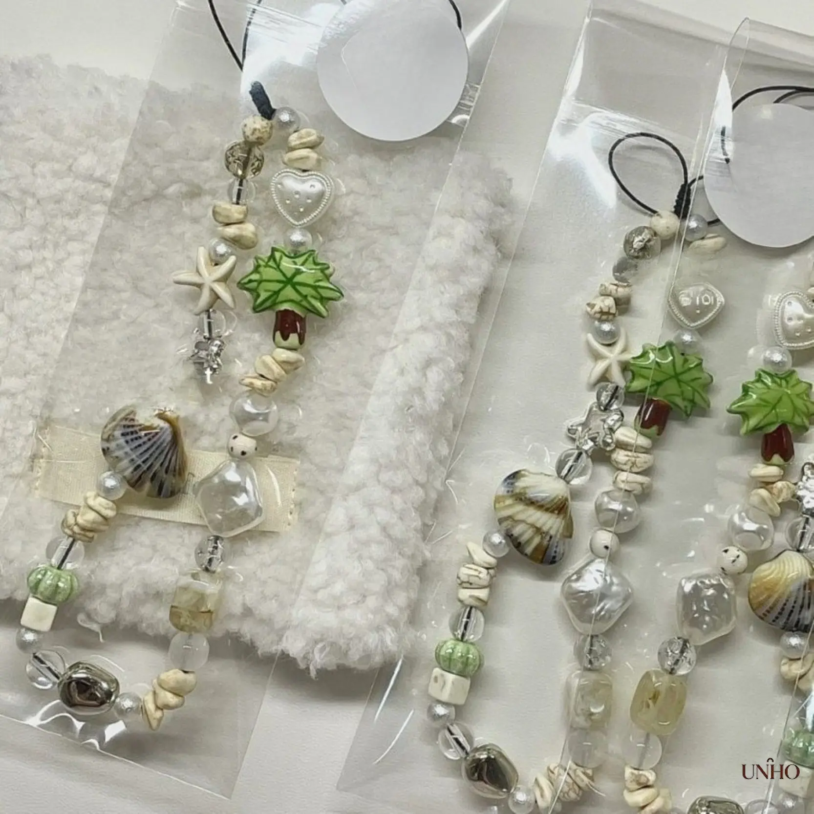 Fresh Shell Beaded Wrist Lanyard For Girls, Popular Summer‑Vibe CCD Camera Chain, Hand‑Made DIY Light‑Weight Pendant For Daily Use And Beach‑Trip Occasions