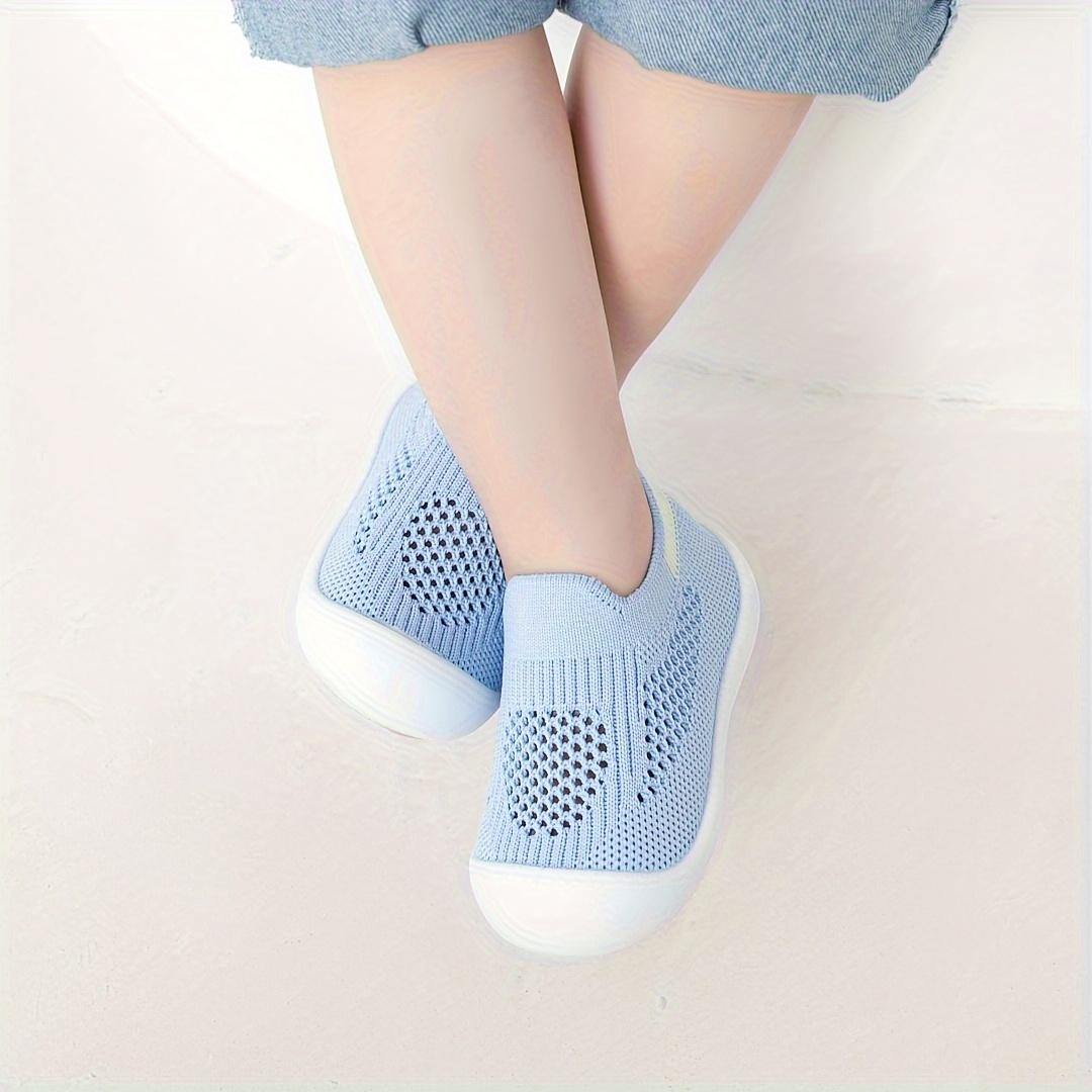 New(New)A Pair of Fashionable Breathable Mesh Solid Color Baby Walking Shoes, New Summer 2026 Style with Soft Anti-Slip Sole, 0-24 Months Slip On Toddler Training Shoes in Multiple Colors