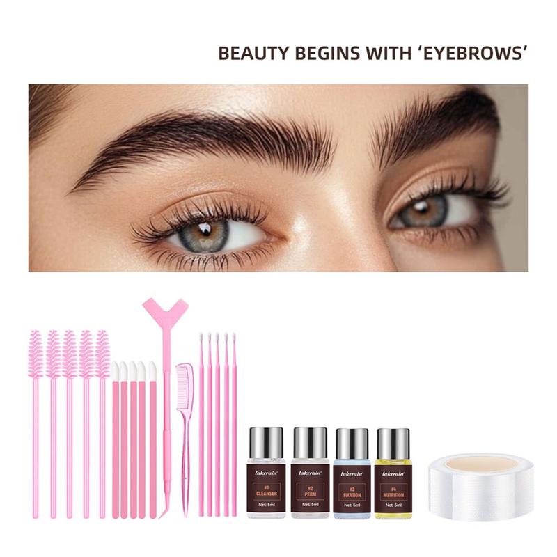 Eyebrow Perming Kit, Eyebrow Lifting Kit, Professional Eyebrow Care Products for Women & Girls, Eye Brow Makeup Products, Cosmetic, Eyebrow Set