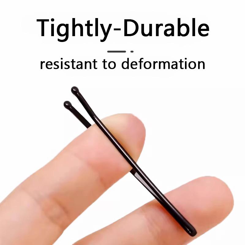 10Pcs 2inches Hair Pins Kit Secure Hold Bobby Pins Clips for Women Girls and Hairdressing Salon Daily Use(Black)