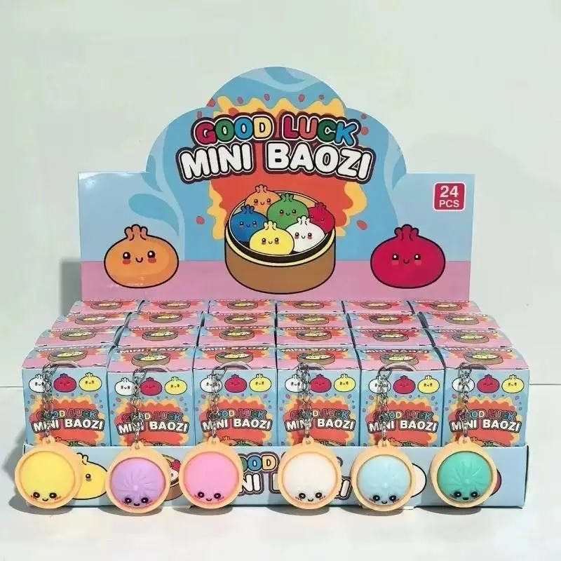 24pcs Mini Baozi Bag Charms for Handbags, Hanging Ornament Set, X001 Model, Perfect for Bags & Accessories, Stylish Decorative Items