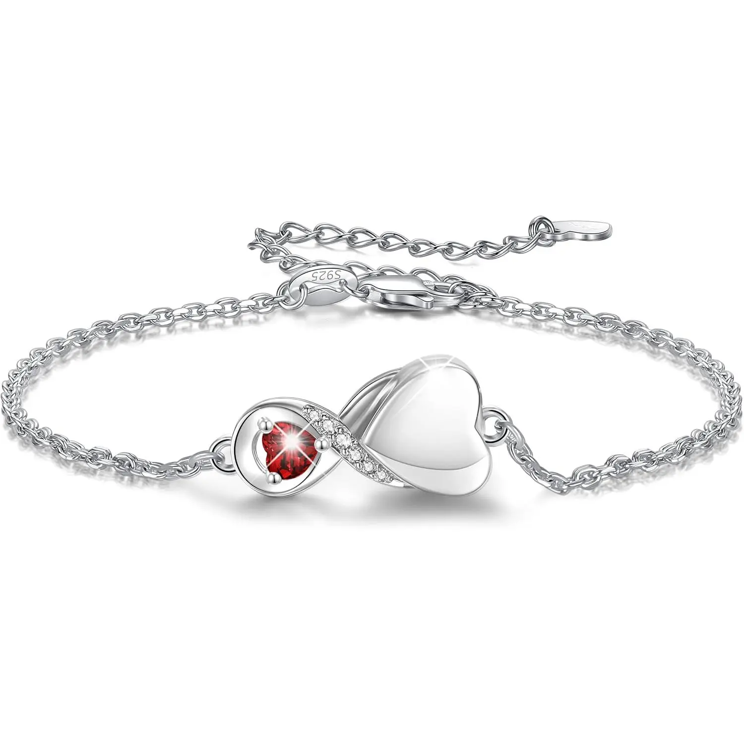 Infinity Cremation  Bracelet for Ashes for Women | S925 Sterling  Urn Bracelets for Human Ashes Cremation Charms - Memorial  Gifts for A Loss of Loved Ones