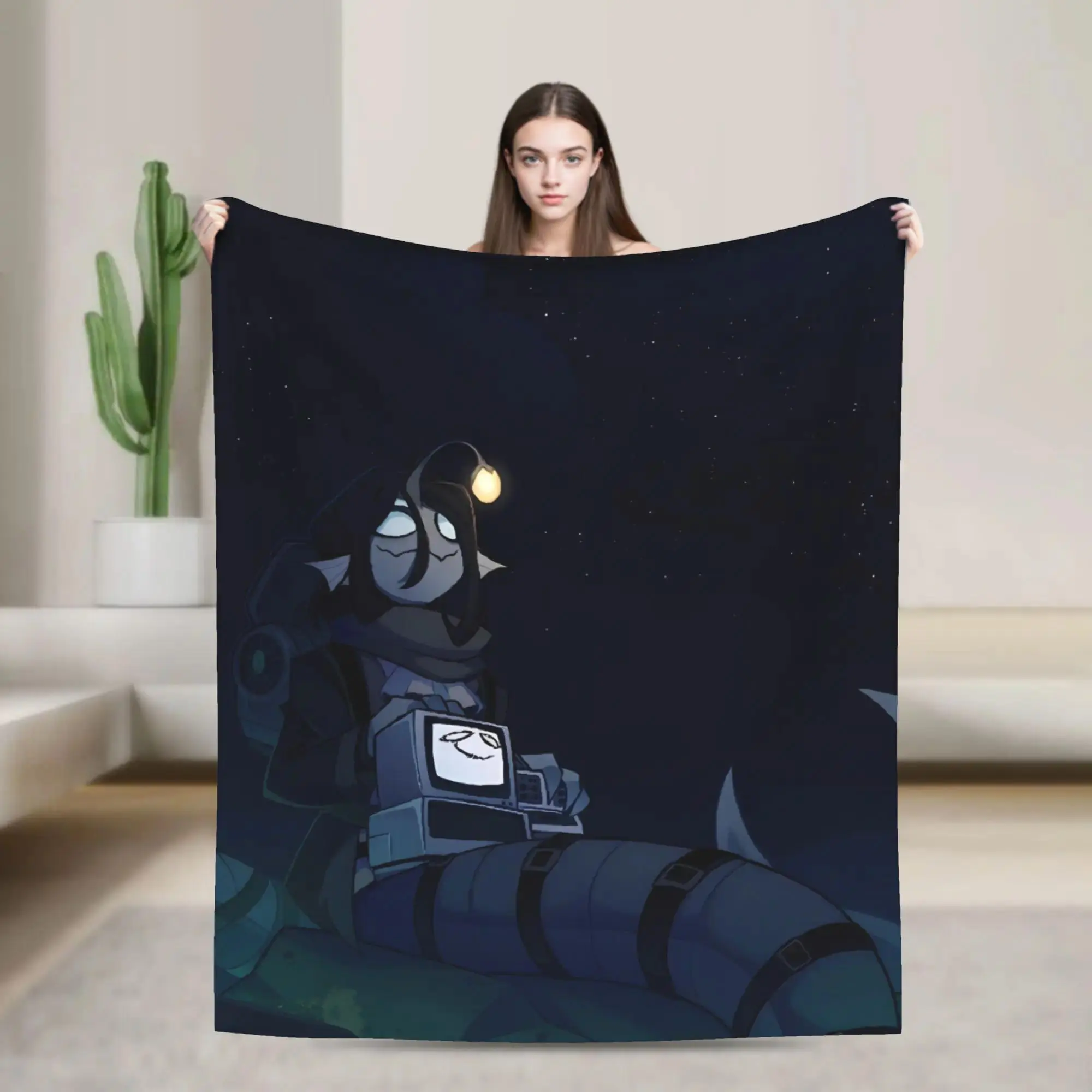 Sebastian Solace Pressure Game Flannel Throw Blanket - Flannel Fabric, Multi-Size, Novelty Print, Couch & Bed Decor, DIY Look for Lounge Areas