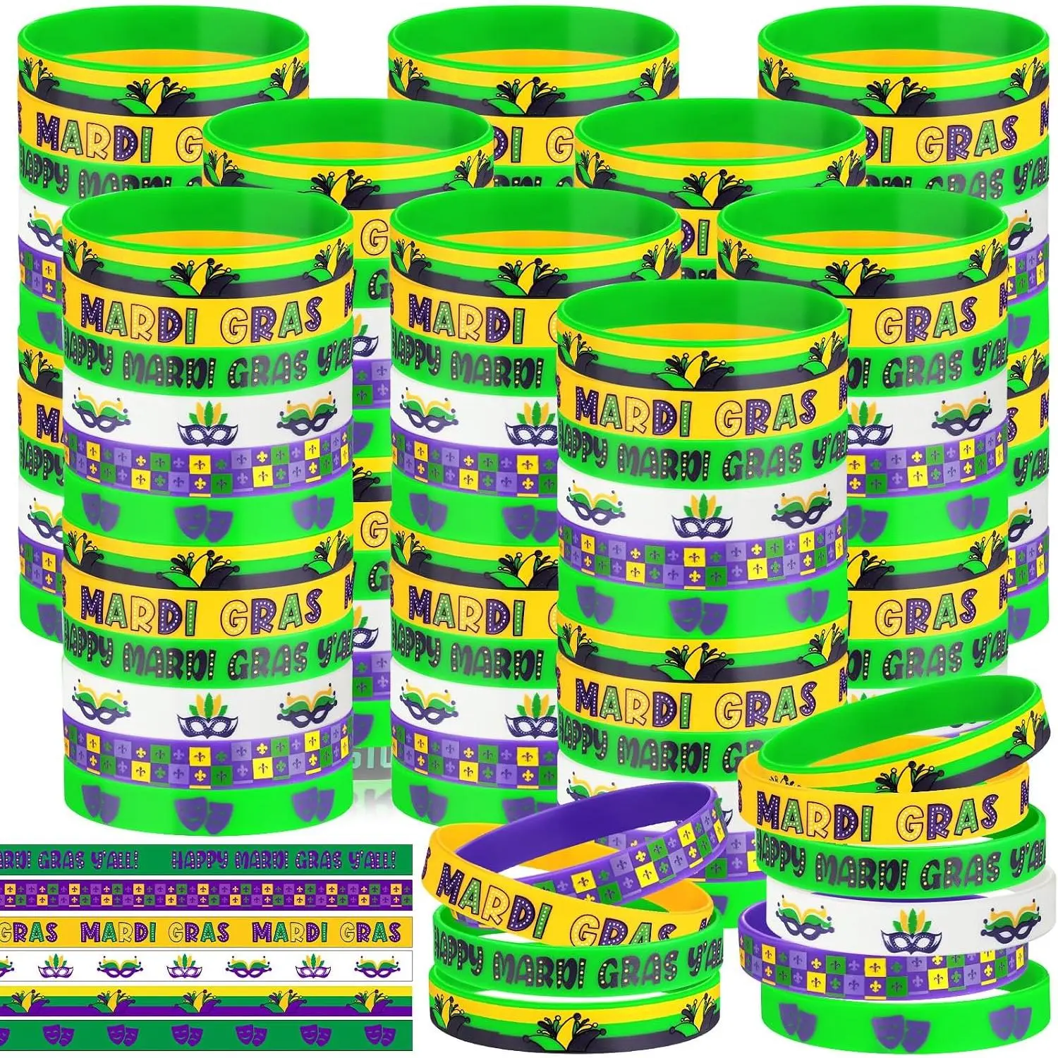 120 count  Verse  Bracelets Bulk Religious Scripture Rubber Wristbands Christian Inspirational Motivational Quote Bracelets for Women Men Church Gifts Favors