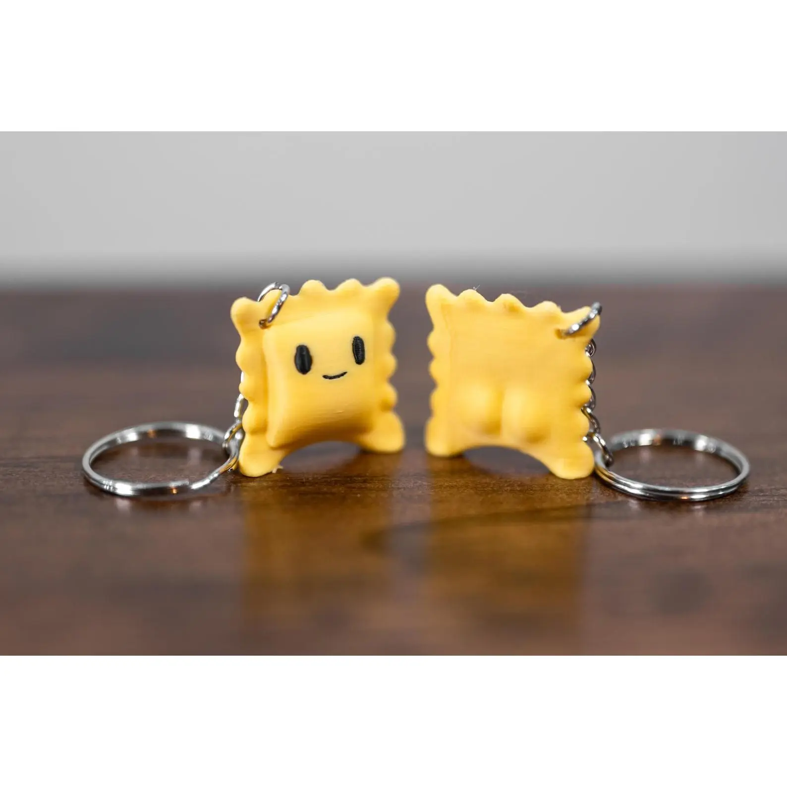 Cute Ravioli Guy with Butt Cheeks Keychain