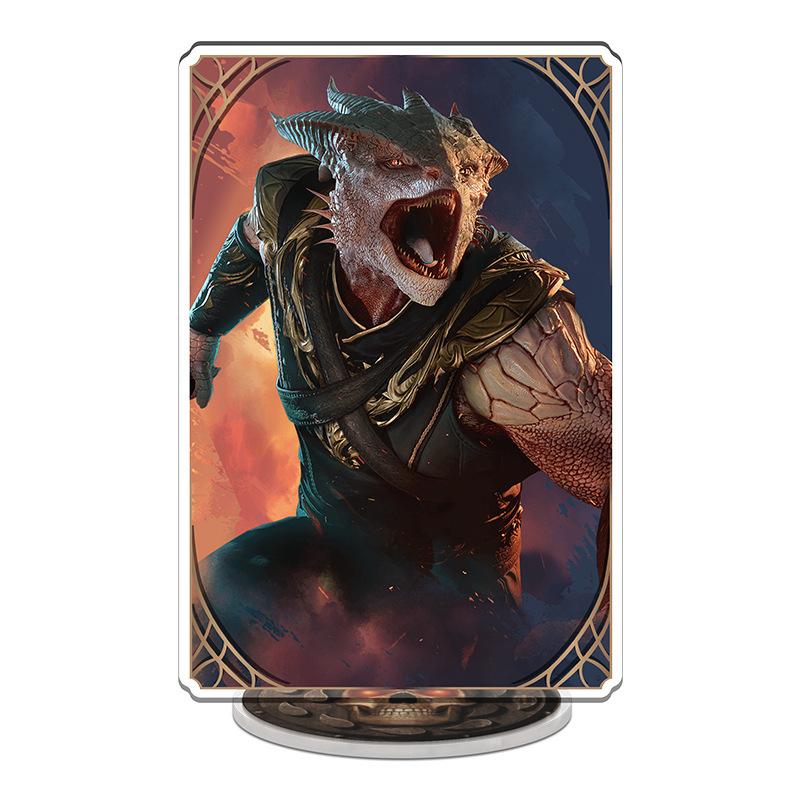 Hot Anime Game Baldur Gate Acrylic Stand Model Keychain Cartoon Figure Charname Edwin Odesseiron Cosplay Friend Gift