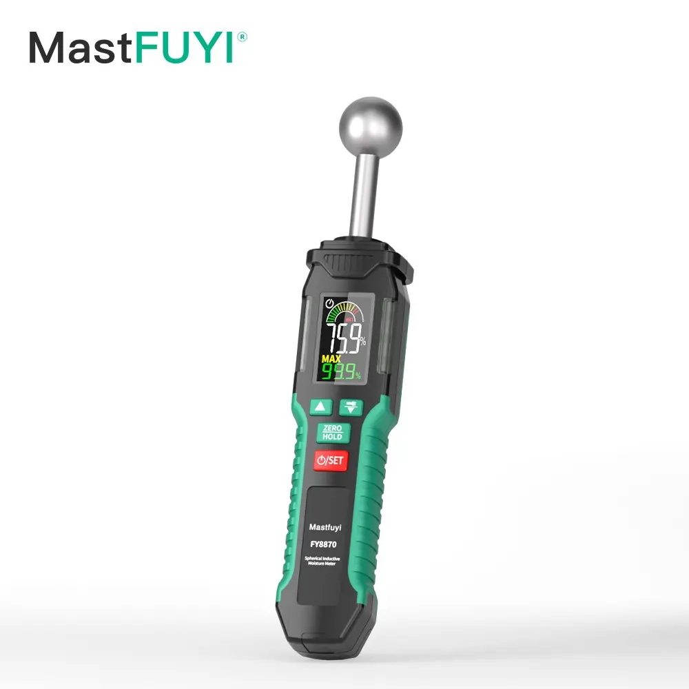 Ball-Shaped Moisture Meter Non-Destructive Measurement, Wall Humidity Detection, Leak Detection, Tile Leak Detection, Range 0.1-99.9