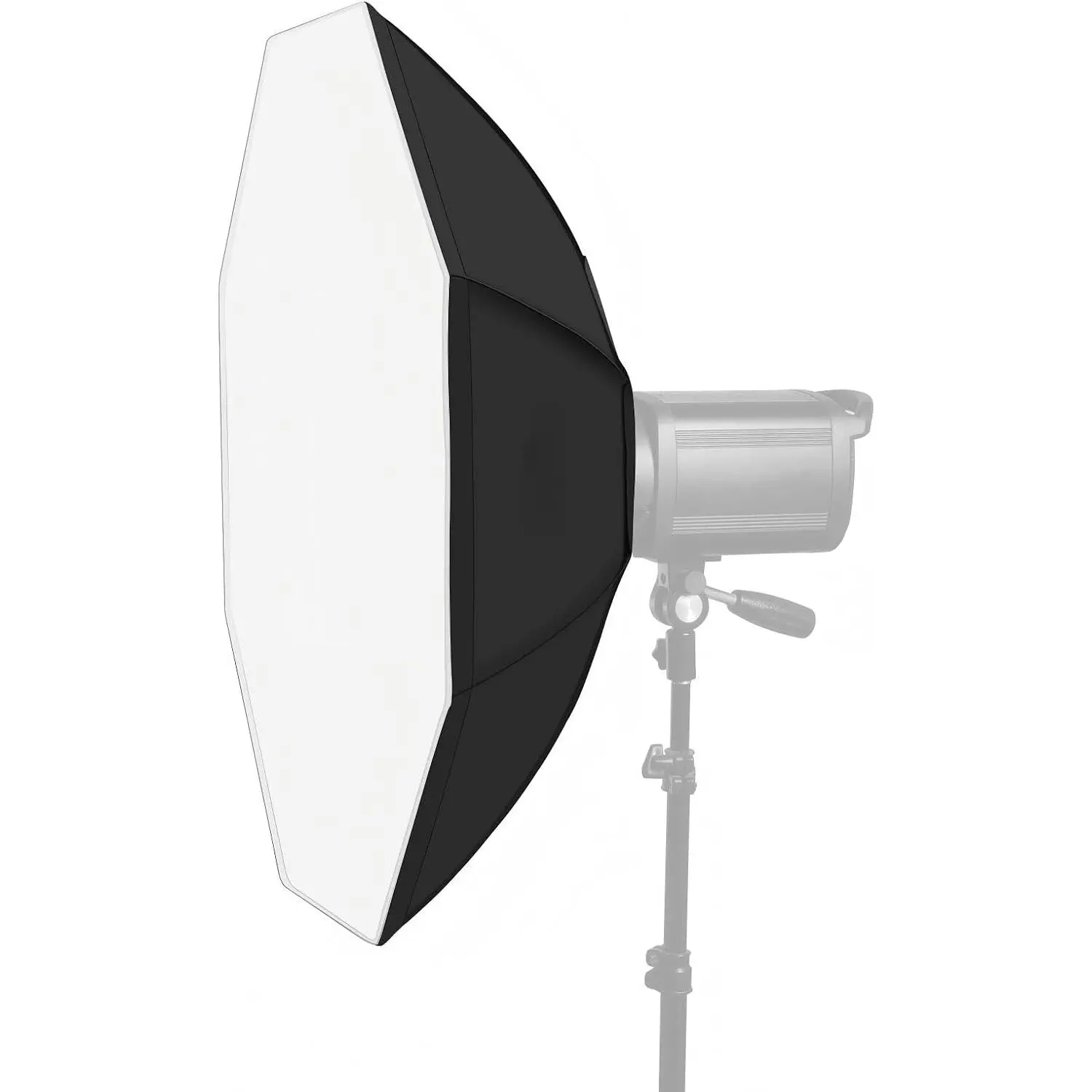 8 in Portable Synthetic Speedlight Flash Diffuser - Foldable Softbox with Elastic Band for Balanced Light, Macro Photography, Speedlights, Portable Camera Accessories