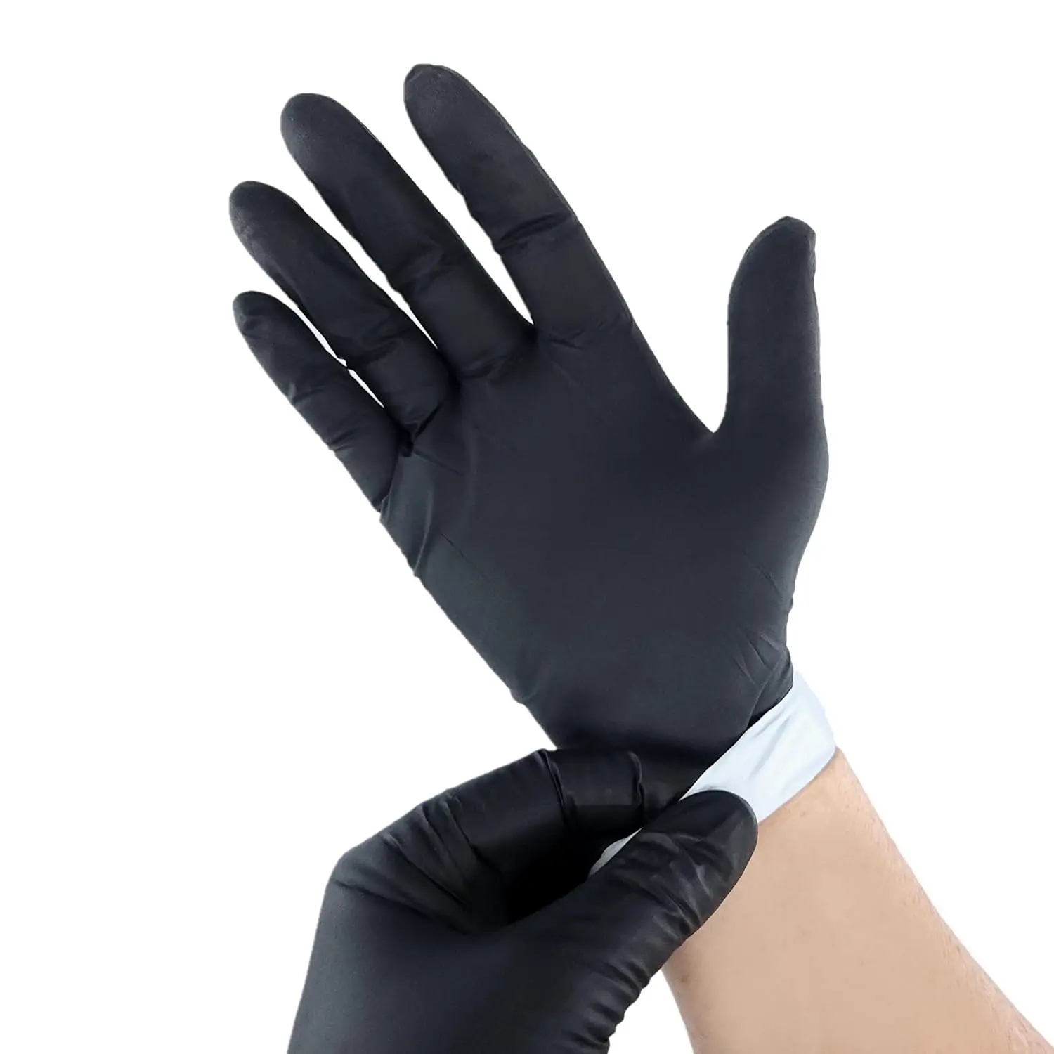 StyleCraft Studio Professional Latex Synthetic Cleaning Gloves - 5.5 Mil Thickness, Heavy-Duty, Textured Grip, 100 Pcs