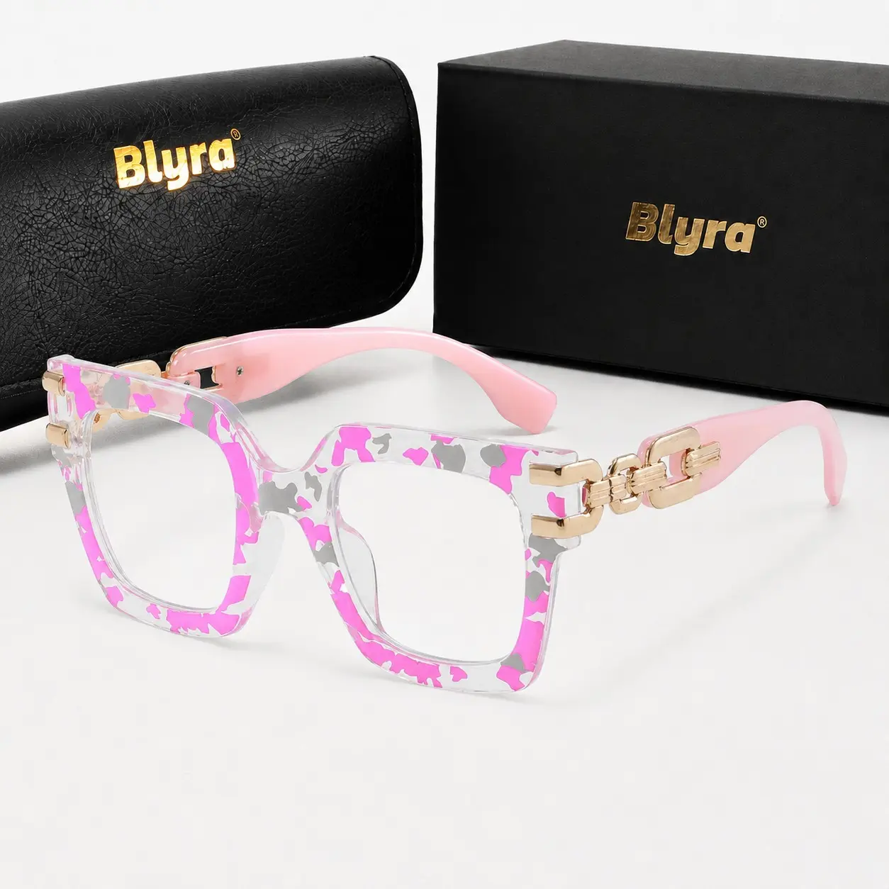 Women's Fashion Large Frame Reading Glasses, Designer Style Blue Light Blocking Eyewear, Ideal for Reading, Computer Work, Daily Use, High Quality Eyewear, Eyeglasses