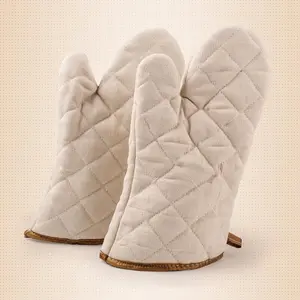 Thiened Heat Resistant Oven Gloves Microwave Oven Gloves Kitchen Baking Gloves Special Purposes Gloves for Household Use