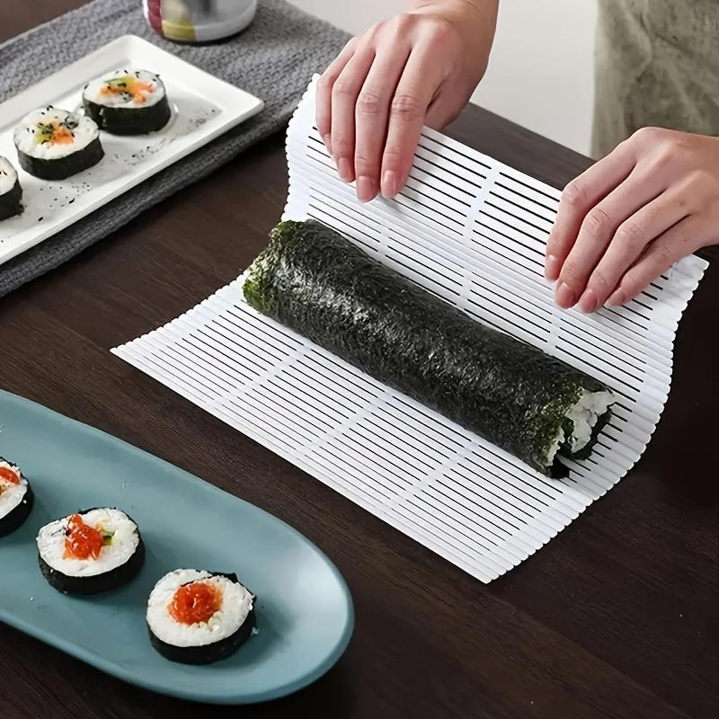 SHAON Sushi Making Molds, Japanese Creative Seaweed Sushi Roll Tools, Nori Rice Ball Molds, Sushi Rolling Mats, Seaweed Dessert Hand Rolls, Suitable for Home, Parties, And Restaurants