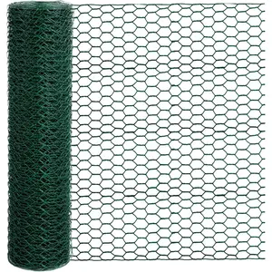 Floral Wire Netting, 15.7 x 118 Inch Chicken Wire for Floral Arrangements, Chicken Wire Floral Mesh Hexagonal Galvanized Netting, Protect Plant & Decorate Flower Arch, DIY Crafts