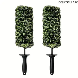 Car Wheel HUB Cleaning Brush, Convenient Tire Debris Tool, Durable Wheel Cleaner, Deep Brake Dust Removal, Ergonomic Handle