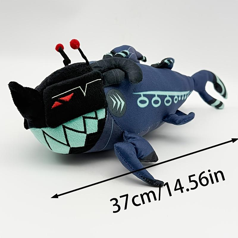 Hazbin Hotel Hotel Plush Shark | Precise Expression Stuffed Animal Plush Doll, Soft Cartoon Room Decoration, Polyester, and, Ideal for Game Anime Fans