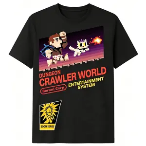 Dungeon Crawler Worldd cotton 8-bit Shirt, Dungeon Crawler Carl graphic tees, princess donut Book Lover dcc LitRPG Gift, New Achievement, Fantasy Novel Tee Unisex