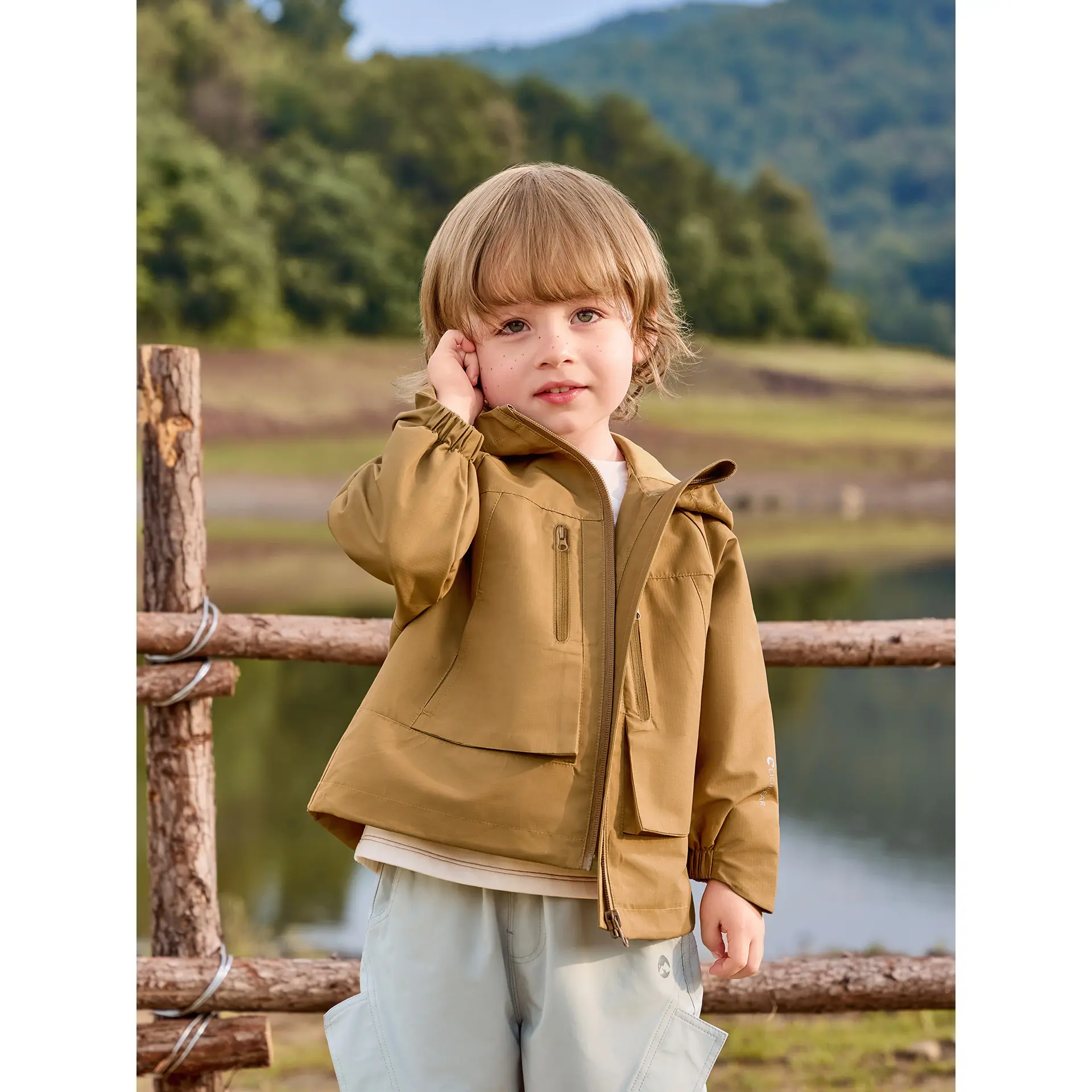 [Ciciibear] Fluorine-Free Waterproof Baby Puffer Jacket Boys' and Girls' Windbreaker Spring‑autumn Children's