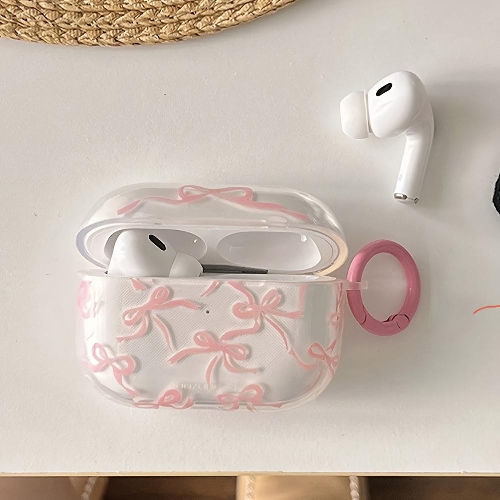 Pink Bow-Shaped Protective Case for Apple for airpods, Designed to Prevent Scratches And Impacts