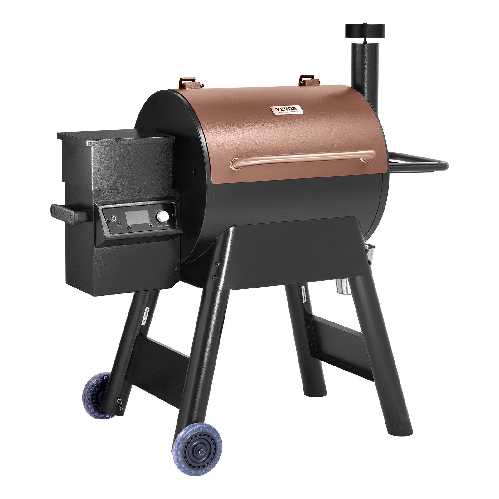 VEVOR Wood Pellet Grill Smoker, 8 in 1 BBQ Grills for Outdoor Cooking, 575 Square Inches Cook Area Electric Smokers, with WiFi-app Control, LCD Screen Controller, Meat Probe, 500 ° F Max Temperature VEVOR Wood Pellet Grill Smoker, 8 in 1 BBQ Grills for Outdoor Cooking, 575 Square Inches Cook Area Electric Smokers, with WiFi-app Control, LCD Screen Controller, Meat Probe, 500 ° F Max Temperature