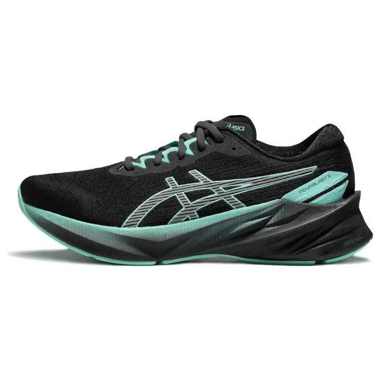 ASICS Novablast 3 Lite-Show Comfortable Fabric Synthetic Leather Durable Breathable Low-Top Casual Running Shoes 1011B727-001