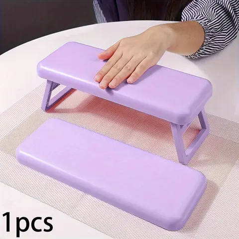 1pcs Foldable Height-adjustable Nail Lamp Holder, Washable Nail Salon Wrist Support, Reusable Hand Pillow, Portable Hand Holder, Pedicure Care Tool, Nail Salon Supplies, Nail Care Accessories, Perfect for Home, Travel & Gifts