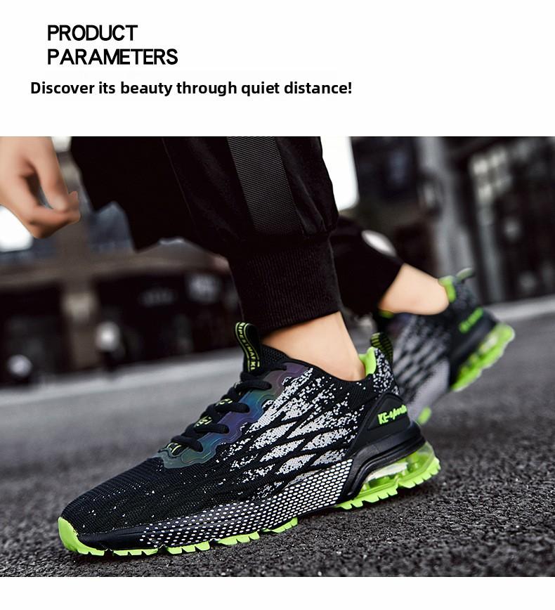 Mesler Men's Sporty Solid RoundToe Laces Trainers, Fashionable Lace UpFront Mesh Breathable Comfortable Sports Air Running Shoes Sporty Lightweight Breathable Running Shoes For Exercise & Daily Wear