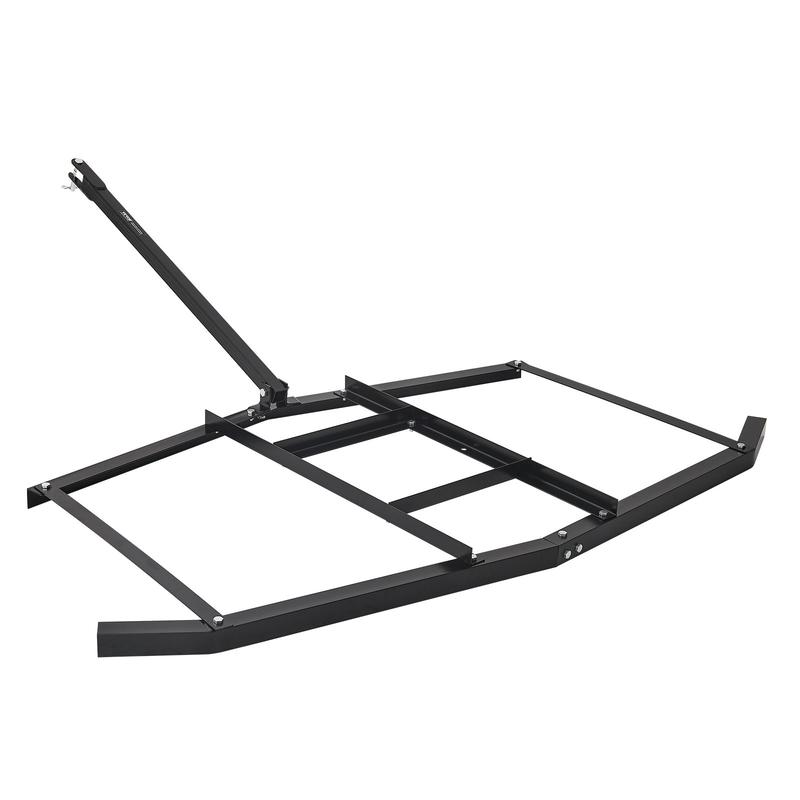 VEVOR Drag Harrow, 74" Width Tow Behind Drag Harrow, Q235 Steel Driveway Grader with Adjustable Bars & Pin Hitch, Support up to 50 lbs, Tractor Driveway Harrow for ATVs, UTVs, Garden Lawn Tractors