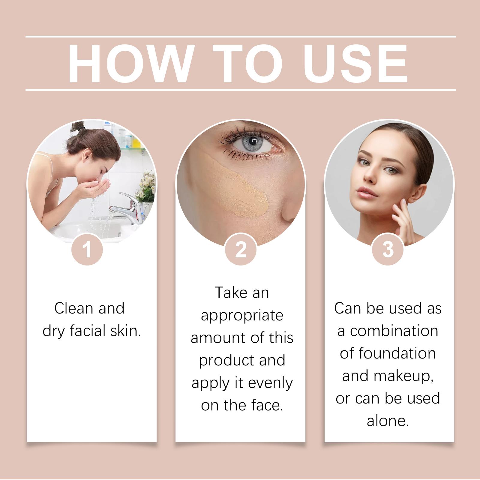 AMZ Protective Bb Cream (Natural Color) Hides Facial Makeup Blemishes And Moisturizes Daily Protective Toner Cream