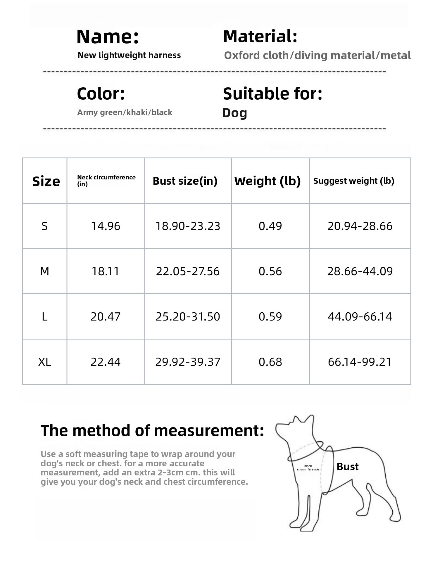 No-Pull Saddle Dog Harness Lightweight T-Shape Tactical Vest for Large Medium Dogs Heavy Duty Reflective Easy On/Off Escape Proof Training Walking Multiple Colors