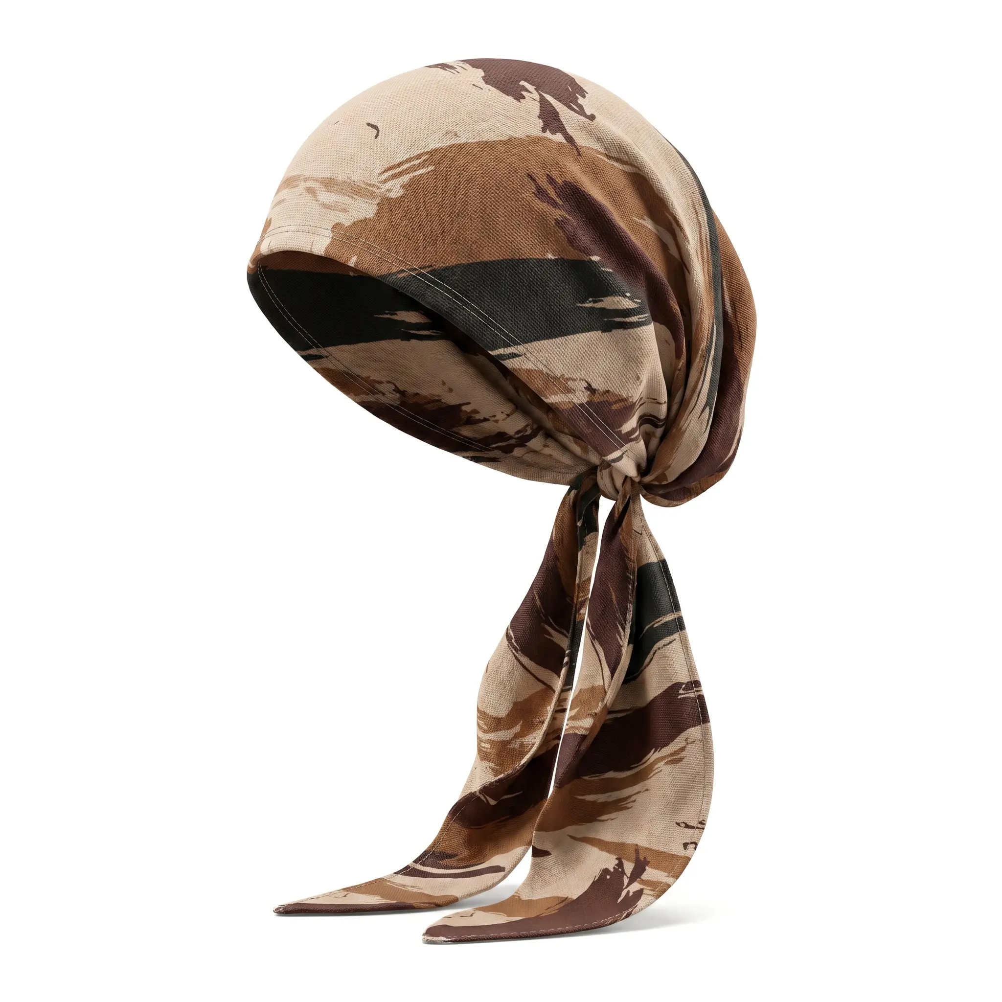 Women's Cozy Boho Hair Chemo Headwrap - Soft Fabric Stretchy Beanie, Tie-Back Skull Cap Turban for Hair Loss, Lightweight Casual Wear, Easy To Wear No Lashing Skills Needed