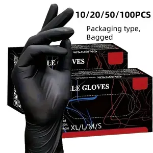 10/20/50/100 Disposable PVC Gloves, Kitchen Cleaning, Tattoo, Dyeing, Pet Care, Household Chores, Non-Medical Use