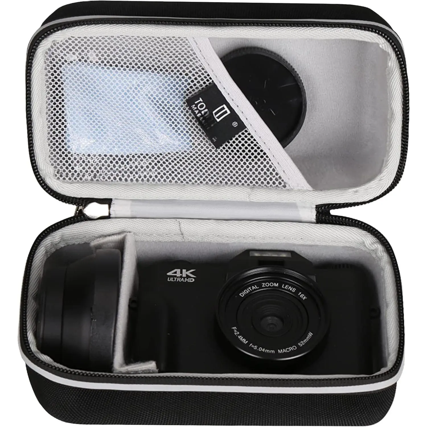 Hard Case for Acoletty 4K Digital Vlogging Camera, Travel Carrying Vlogging Protective Storage Shell