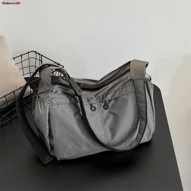 Men’s Waterproof Canvas Commuter Messenger Bag - Adjustable Sling Crossbody, Casual, Portable Shoulder, Large Capacity, Multi-Pocket, Lightweight, Durable for Work, Travel, Sling Bag Crossbody, Casual Crossbody Bag